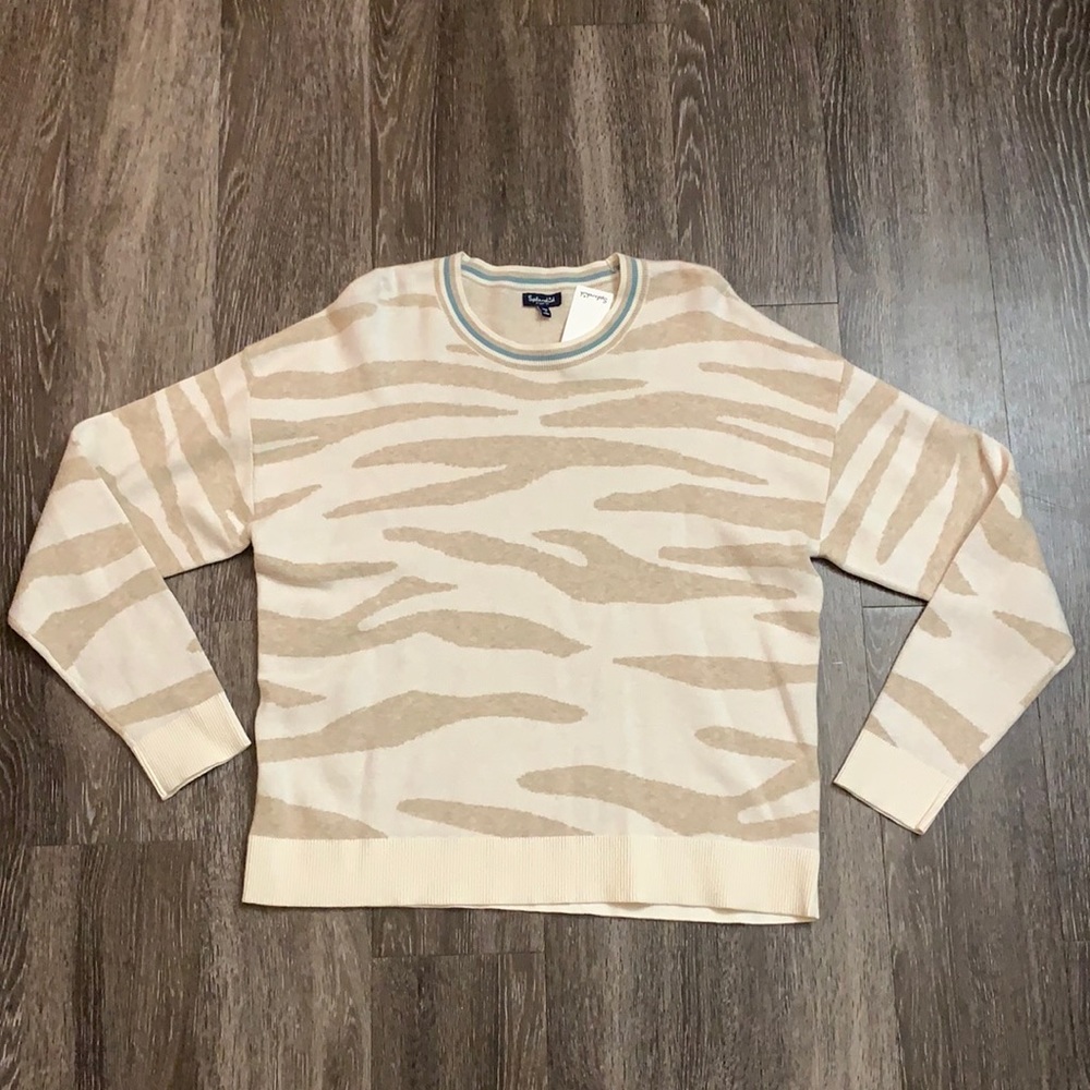 Splendid Zebra Sweater
